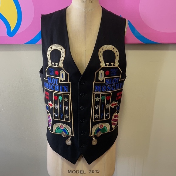 Moschino Cheap Chic Las Vegas Wool Vest - Picture 2 of 12